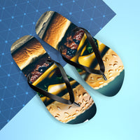 Hamburger Flip Flops