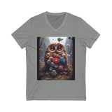 Unisex Owl V-Neck Tee