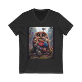 Unisex Owl V-Neck Tee