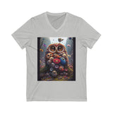 Unisex Owl V-Neck Tee