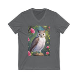 Unisex Jersey Short Sleeve V-Neck Tee