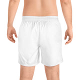 Hamburger Men's Mid-Length Swim Shorts (AOP)