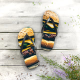 Hamburger Flip Flops