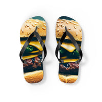 Hamburger Flip Flops