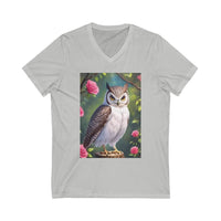 Unisex Jersey Short Sleeve V-Neck Tee
