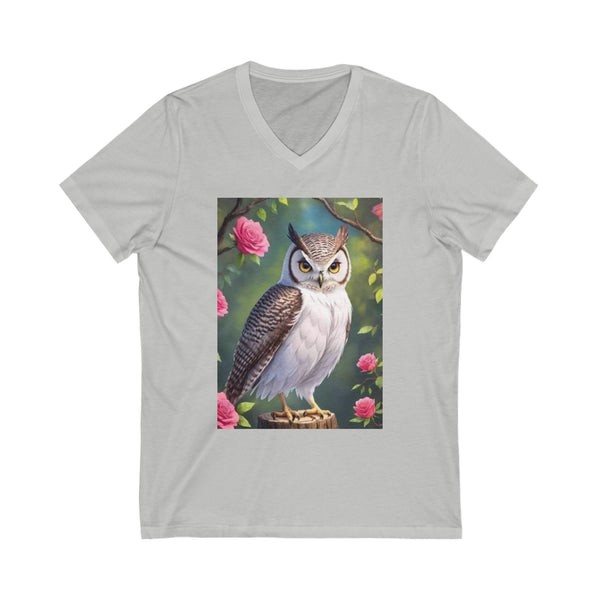 Unisex Jersey Short Sleeve V-Neck Tee