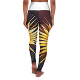 High Waisted Sunflower Burst Leggings!