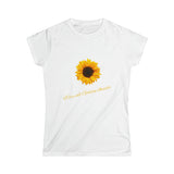 Women's Softstyle Inspirational Sunflower Tee