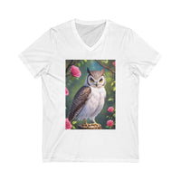 Unisex Jersey Short Sleeve V-Neck Tee