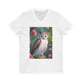 Unisex Jersey Short Sleeve V-Neck Tee