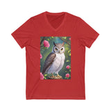 Unisex Jersey Short Sleeve V-Neck Tee