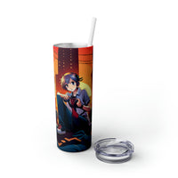 Zombie Apocalypse Skinny Tumbler with Straw, 20oz