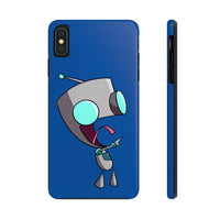 Invader Zim Blue Robot Gir Tongue Case Mate Tough Phone Cases