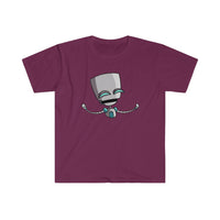 Invader Zim Robot Gir Men's Fitted Short Sleeve Tee