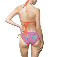Invader Zim Gir Pink Women's Bikini Swimsuit
