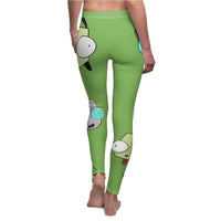 Invader Zim Green Gir Women's Cut & Sew Casual Leggings