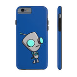 Invader Zim Blue Robot Gir Case Mate Tough Phone Cases