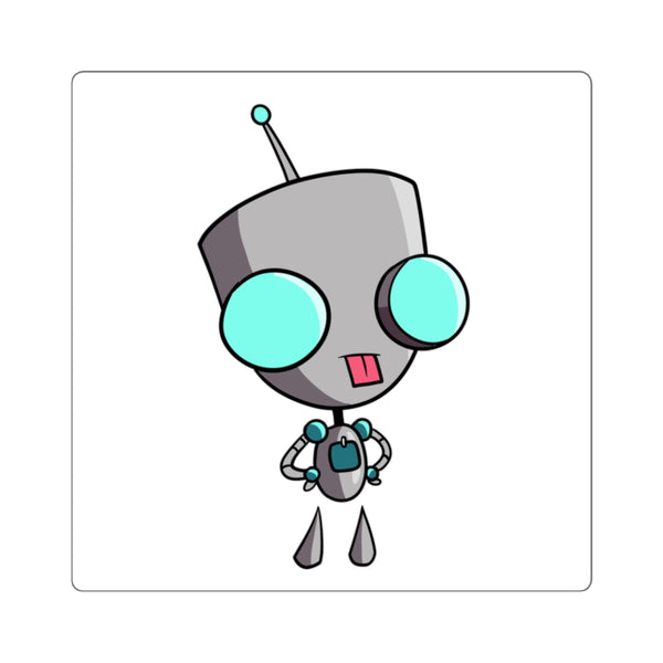 Invader Zim Robot Gir Square Sticker