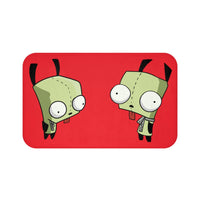 Invader Zim Gir Red Bath Mat