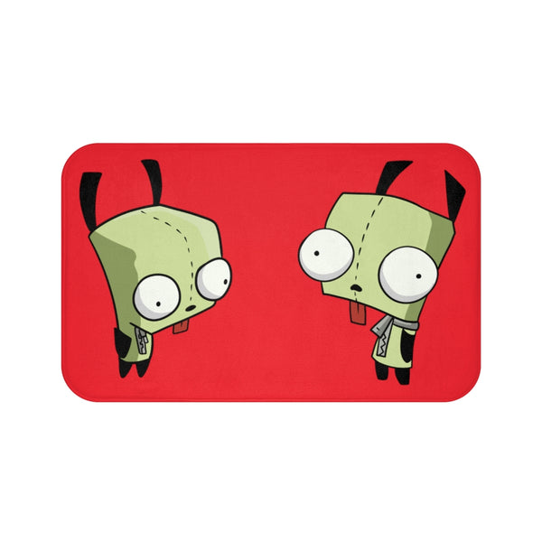 Invader Zim Gir Red Bath Mat