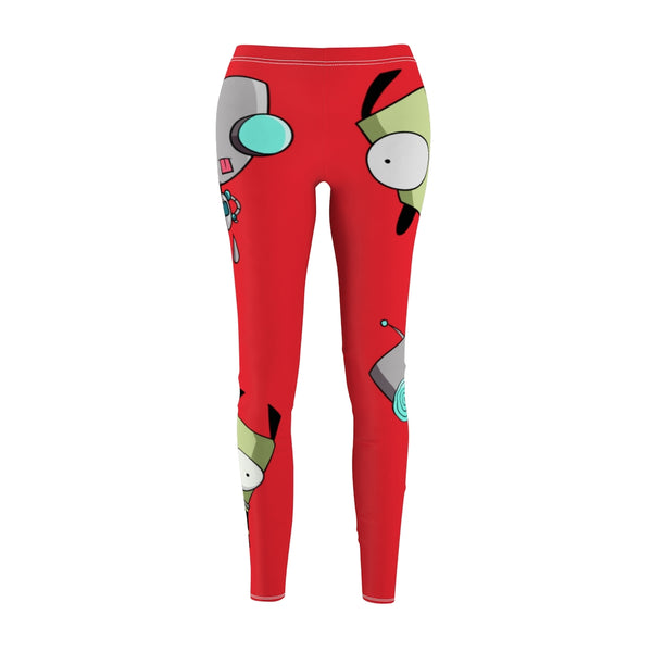 Invader Zim Red Gir Women's Cut & Sew Casual Leggings
