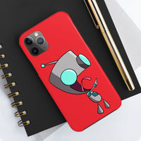 Invader Zim Red Robot Gir Tongue Case Mate Tough Phone Cases