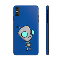 Invader Zim Blue Robot Gir Case Mate Tough Phone Cases