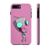 Invader Zim Pink Robot Gir Tongue Case Mate Tough Phone Cases