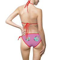Invader Zim Gir Pink Women's Bikini Swimsuit