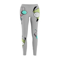 Invader Zim Grey Gir Women's Cut & Sew Casual Leggings
