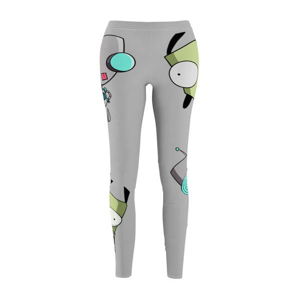 Invader Zim Grey Gir Women's Cut & Sew Casual Leggings