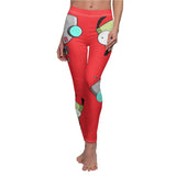 Invader Zim Red Gir Women's Cut & Sew Casual Leggings