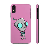 Invader Zim Pink Robot Gir Case Mate Tough Phone Cases