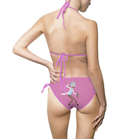 Rick and Morty Pink Women's Bikini Swimsuit