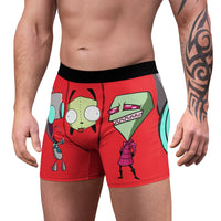Invader Zim Red Men's Boxer Briefs