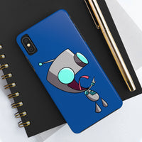 Invader Zim Blue Robot Gir Tongue Case Mate Tough Phone Cases