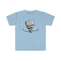 Invader Zim Robot Gir Men's Fitted Short Sleeve Tee