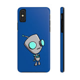 Invader Zim Blue Robot Gir Case Mate Tough Phone Cases
