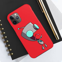 Invader Zim Red Robot Gir Tongue Case Mate Tough Phone Cases