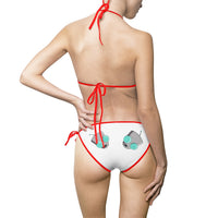 Invader Zim Gir White Women's Bikini Swimsuit
