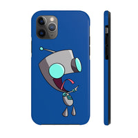 Invader Zim Blue Robot Gir Tongue Case Mate Tough Phone Cases