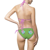 Invader Zim Gir Green Women's Bikini Swimsuit