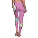 Invader Zim Pink Gir Women's Cut & Sew Casual Leggings