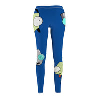 Invader Zim Blue Gir Women's Cut & Sew Casual Leggings
