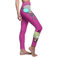 Invader Zim Fuscha Gir Women's Cut & Sew Casual Leggings