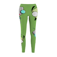 Invader Zim Green Gir Women's Cut & Sew Casual Leggings