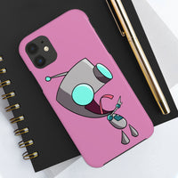 Invader Zim Pink Robot Gir Tongue Case Mate Tough Phone Cases