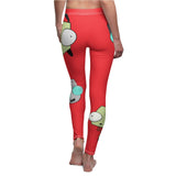 Invader Zim Red Gir Women's Cut & Sew Casual Leggings