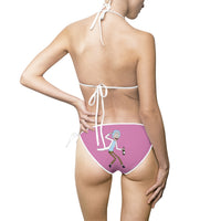 Rick and Morty Pink Women's Bikini Swimsuit