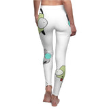 Invader Zim White Gir Women's Cut & Sew Casual Leggings